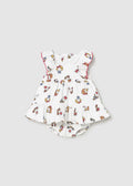 VESTITO CON COPRIPANNOLINO STAMPATO NEONATA MAYORAL
