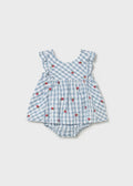 VESTITO CON COPRIPANNOLINO NEONATA MAYORAL
