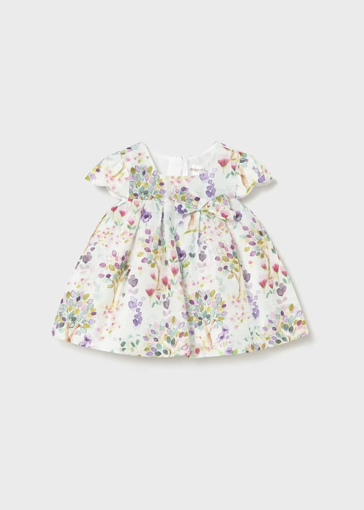 VESTITO STAMPATO CERIMONIA NEONATA MAYORAL