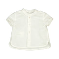 CAMICIA A MANICHE CORTE IN LINO MAYORAL