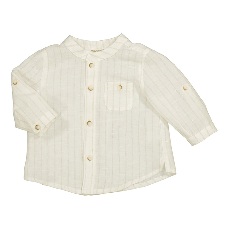 CAMICIA MANICA LUNGA CON COLLETTO COREANO MAYORAL