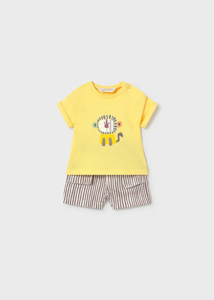 COMPLETO PANTALONCINO E MAGLIETTA NEONATO MAYORAL