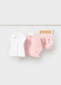 COMPLETO 3 PEZZI TRICOT NEONATA MAYORAL