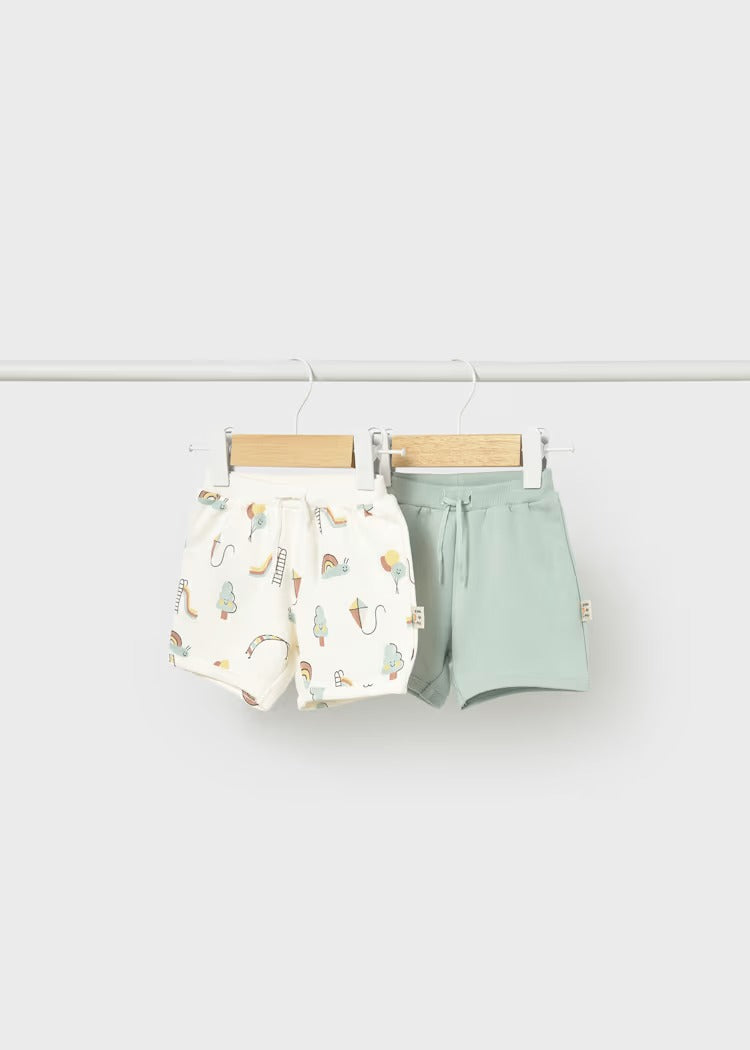 SET 2 PANTALONCINI NEONATO MAYORAL