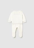 COMPLETO GHETTINA E MAGLIONE TRICOT NEONATO MAYORAL