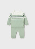 COMPLETO GHETTINA E MAGLIONCINO TRICOT NEONATO MAYORAL