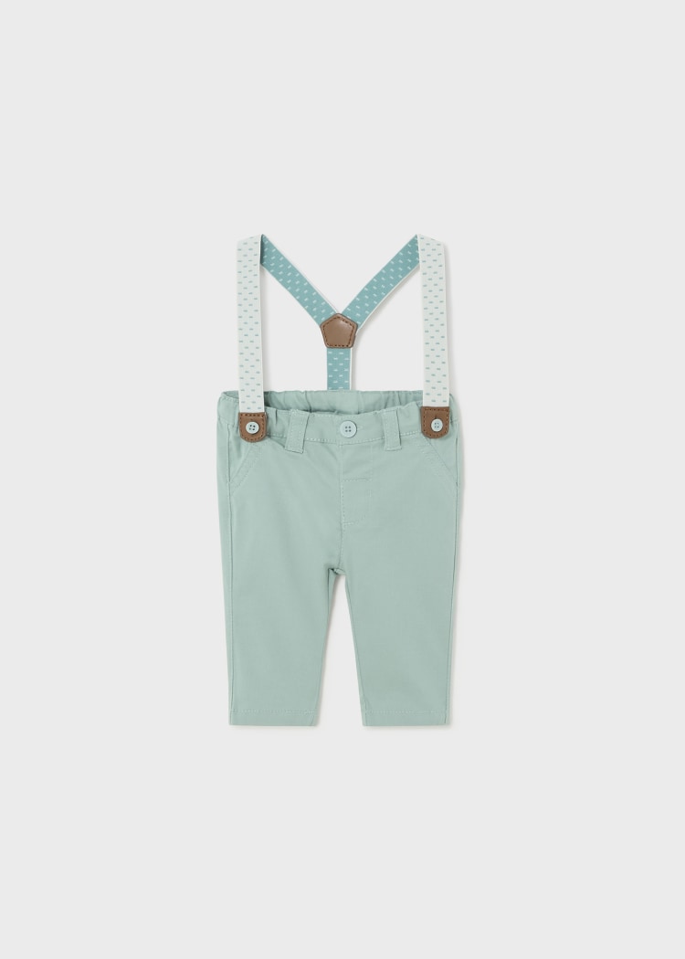 PANTALONE LUNGO CON BRETELLE