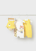 SET 2 TUTINE CON CAPPELLO A ORECCHIE NEONATO MAYORAL