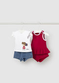 COMPLETO 4 PEZZI NEONATA MAYORAL