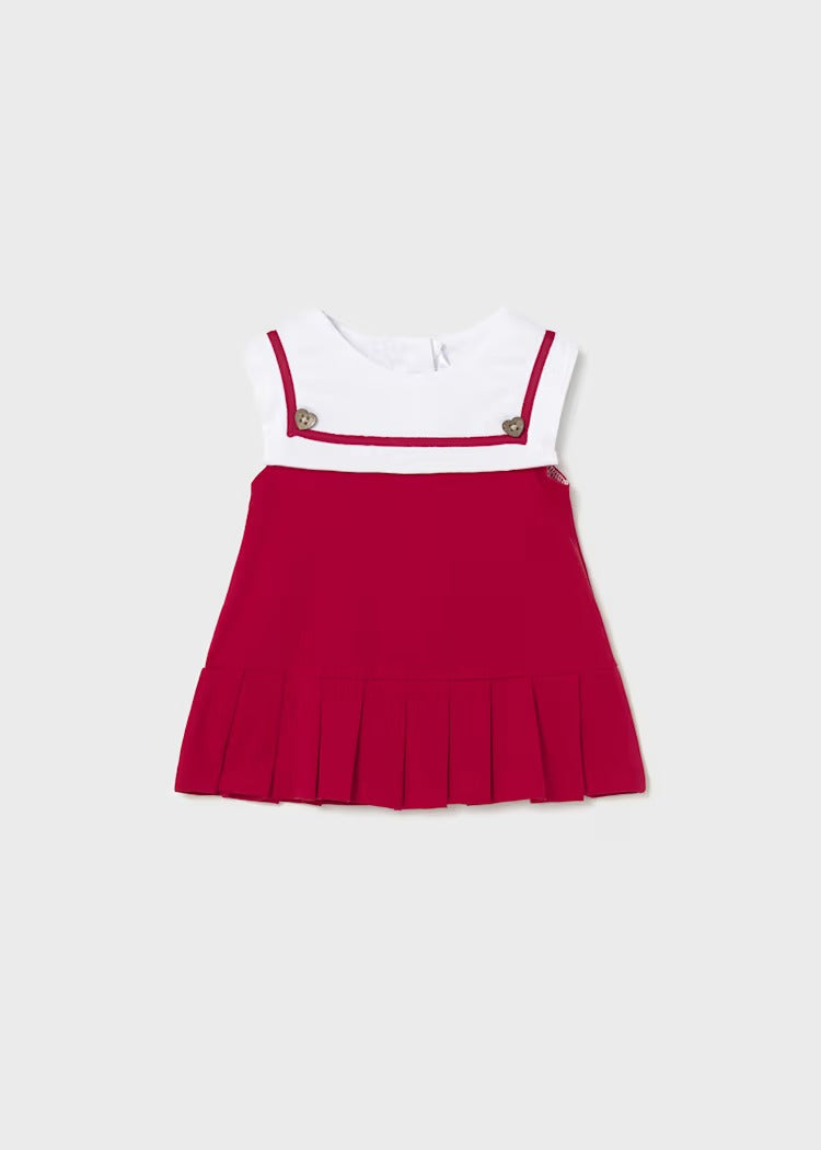 VESTITO PUNTO COMBINATO NEONATA MAYORAL