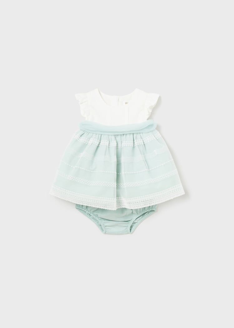 VESTITO COMBINATO CON CULOTTE NEONATA