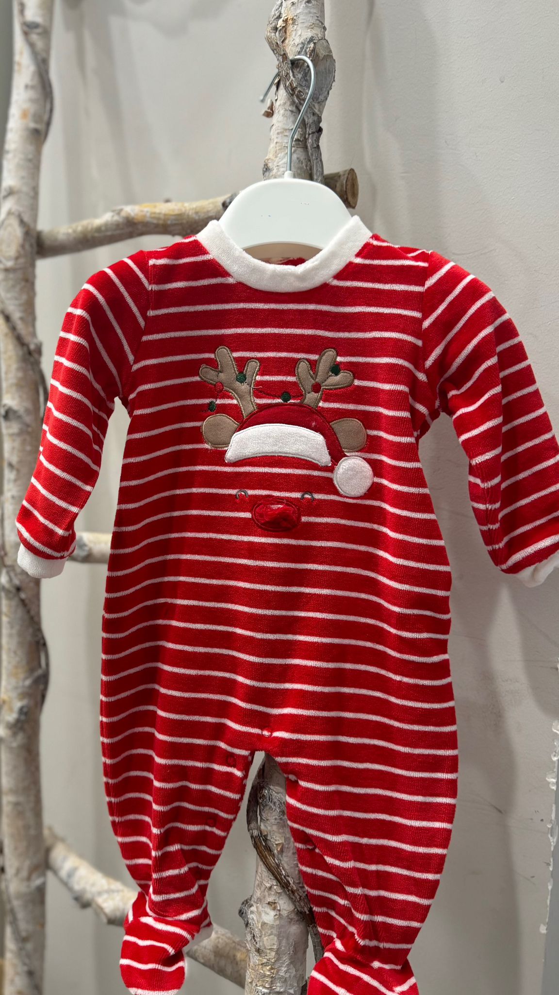 TUTINA NATALIZIA UNISEX NATALIZIA CON RIGHE MELBY