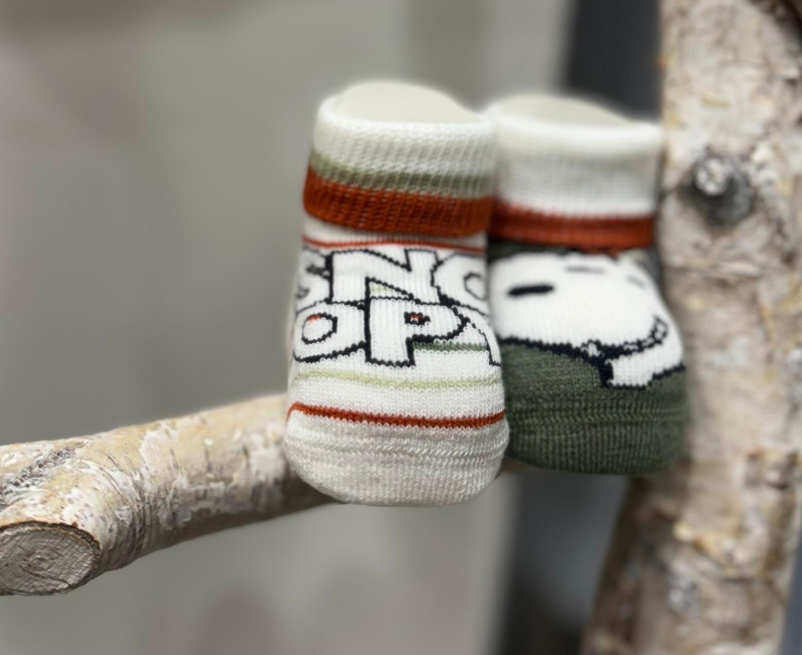 CALZINO IN SPUGNA NEONATO "PEANUTS" MELBY