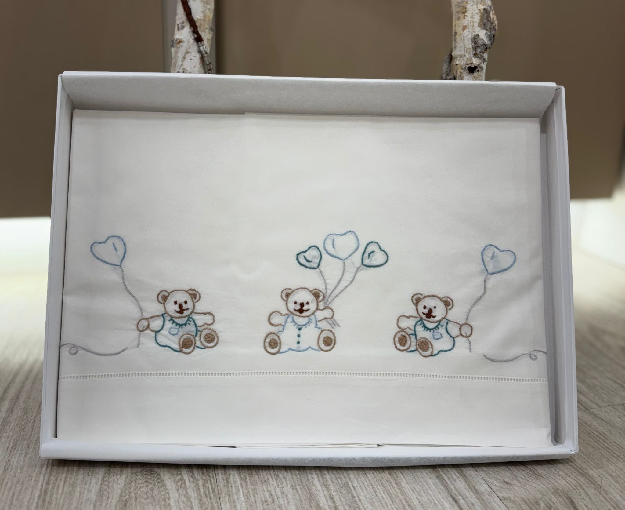 SET LENZUOLO ORSETTO ARTIGIANALE