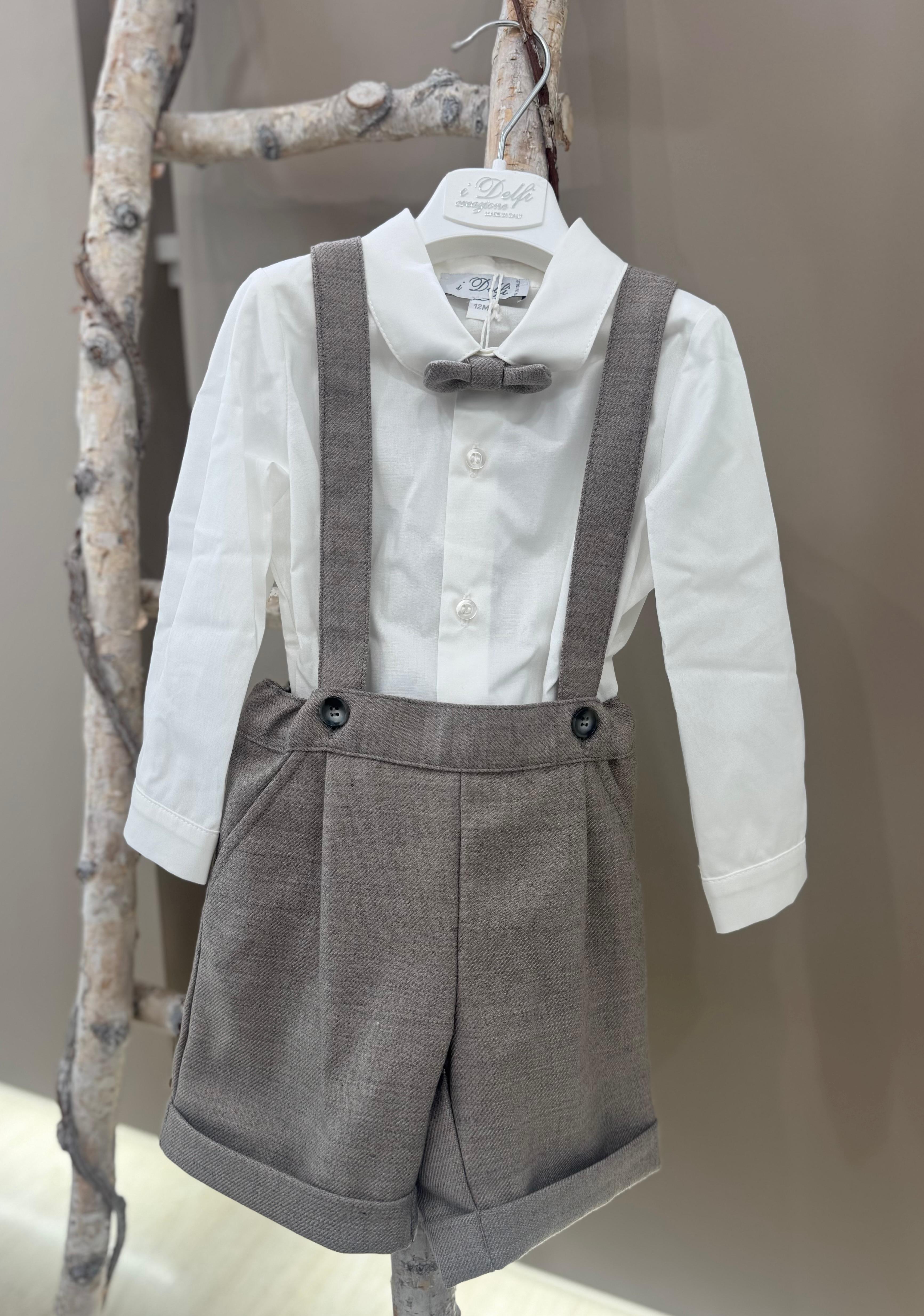 COMPLETO (CAMICIA,GILET,PANTALONE IN LANA CONIGLIETTI) I DELFI