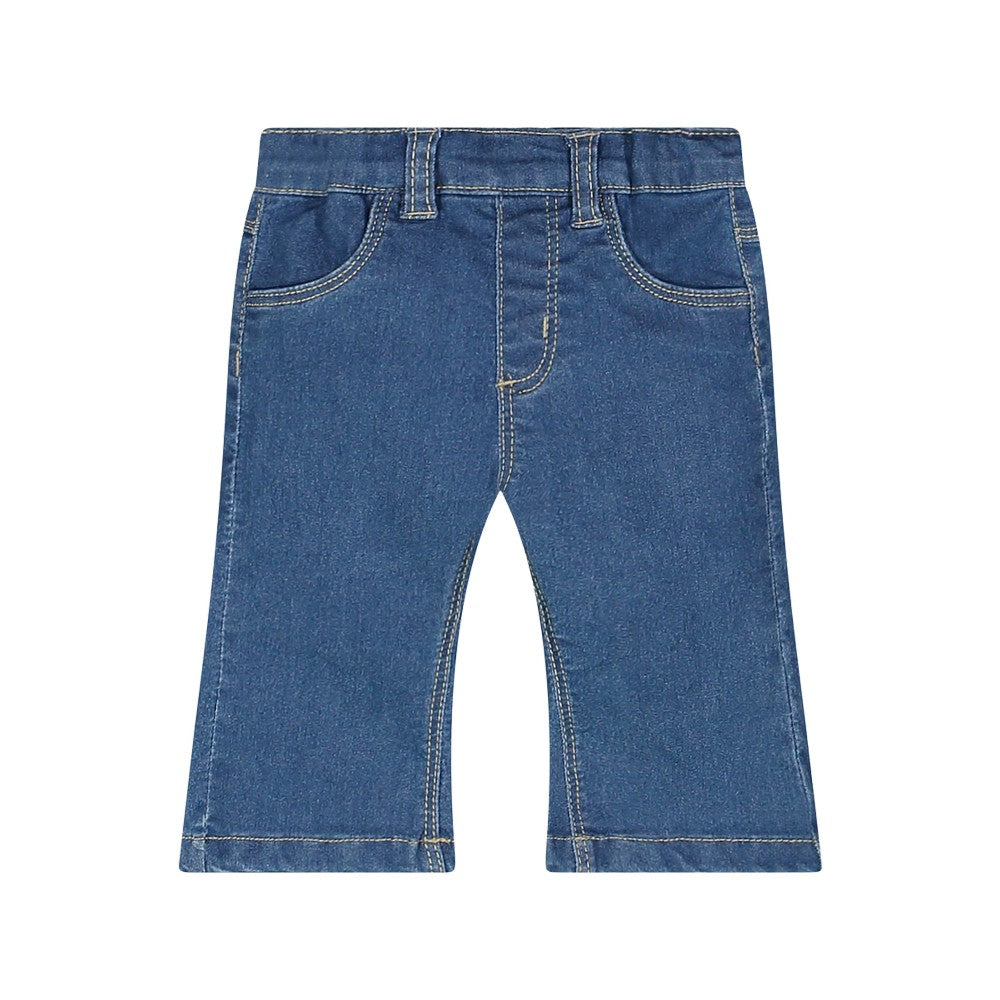PANTALONE LUNGO IN JEANS ELASTICIZZATO PER NEONATA MELBY