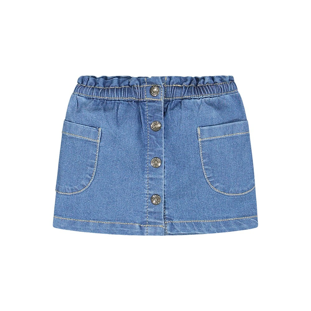 GONNA IN JEANS LEGGERO ELASTICIZZATO PER NEONATA MELBY