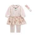 COMPLETO GONNELLINA E BODY NEONATA MELBY