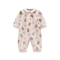 TUTINA IN FELPA STRETCH ORSETTI NEONATA MELBY