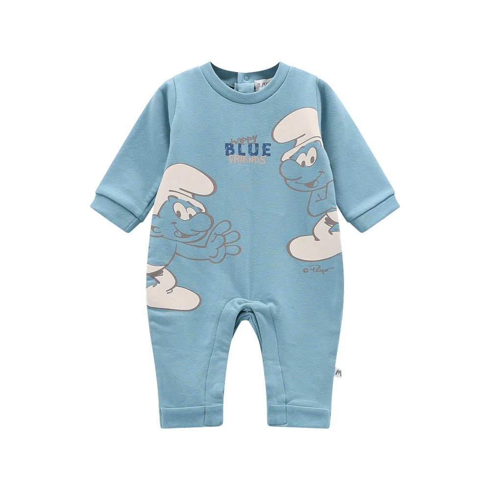 TUTINA I PUFFI IN FELPA STRETCH NEONATO MELBY
