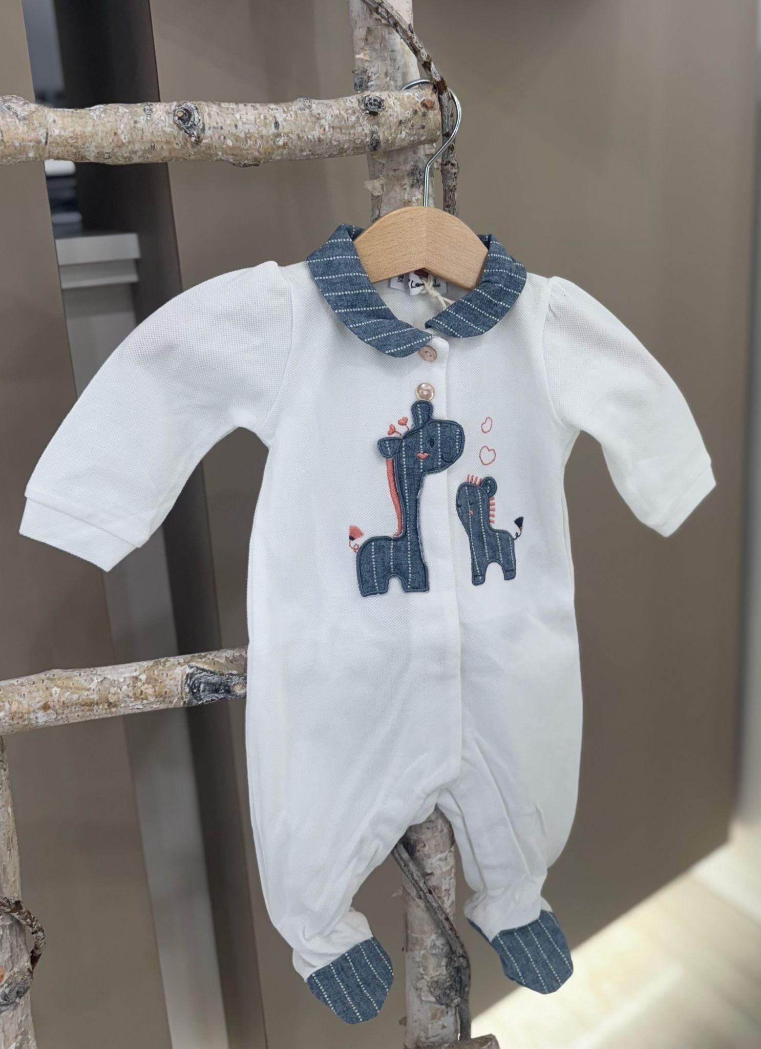 TUTINA APERTA IN PIQUET PER NEONATA MELBY
