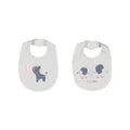 SET 2 BAVAGLINI CON CUCCIOLI PER NEONATA MELBY