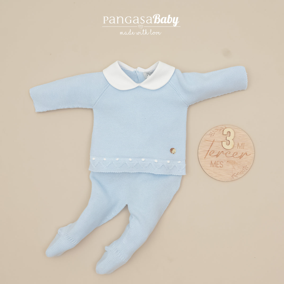 COMPLETO NEONATO IN MAGLIA ESTIVO CON COLLETTO