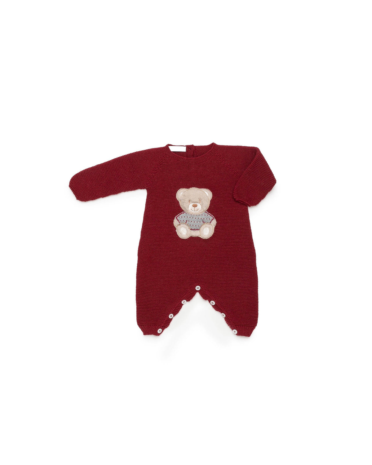 PAGLIACCETTO IN MAGLIA CON RICAMO ORSETTO JULIANA