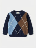 MAGLIONCINO LANA E CASHMERE CON ROMBI J.O MILANO