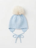 BERRETTO CON POMPON E PARAORECCHIE IN LANA J.O MILANO