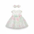 ABITO E FASCETTA IN TULLE NEONATA MELBY
