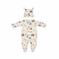 TUTINA IN COTONE ELEFANTINO CON CAPPELLINO MELBY