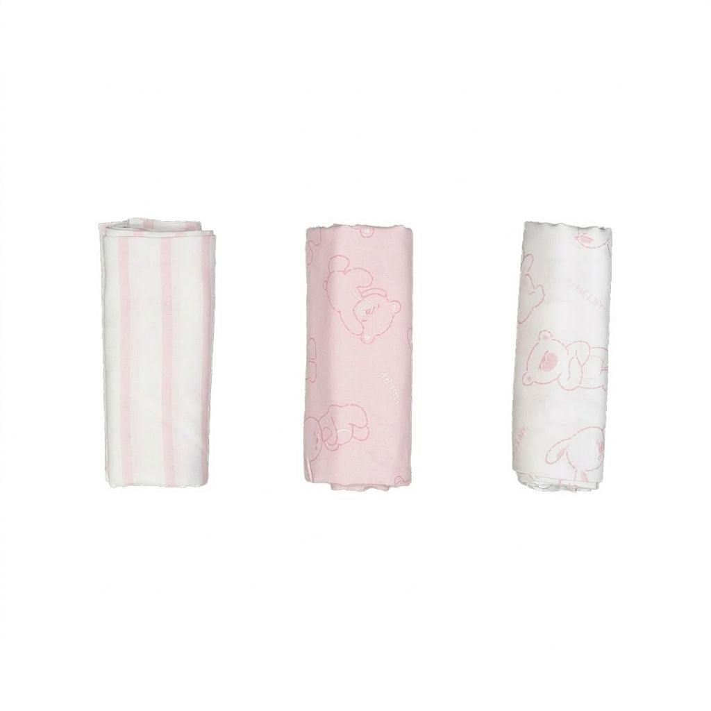 SET 3 GARZE NEWBORN MELBY
