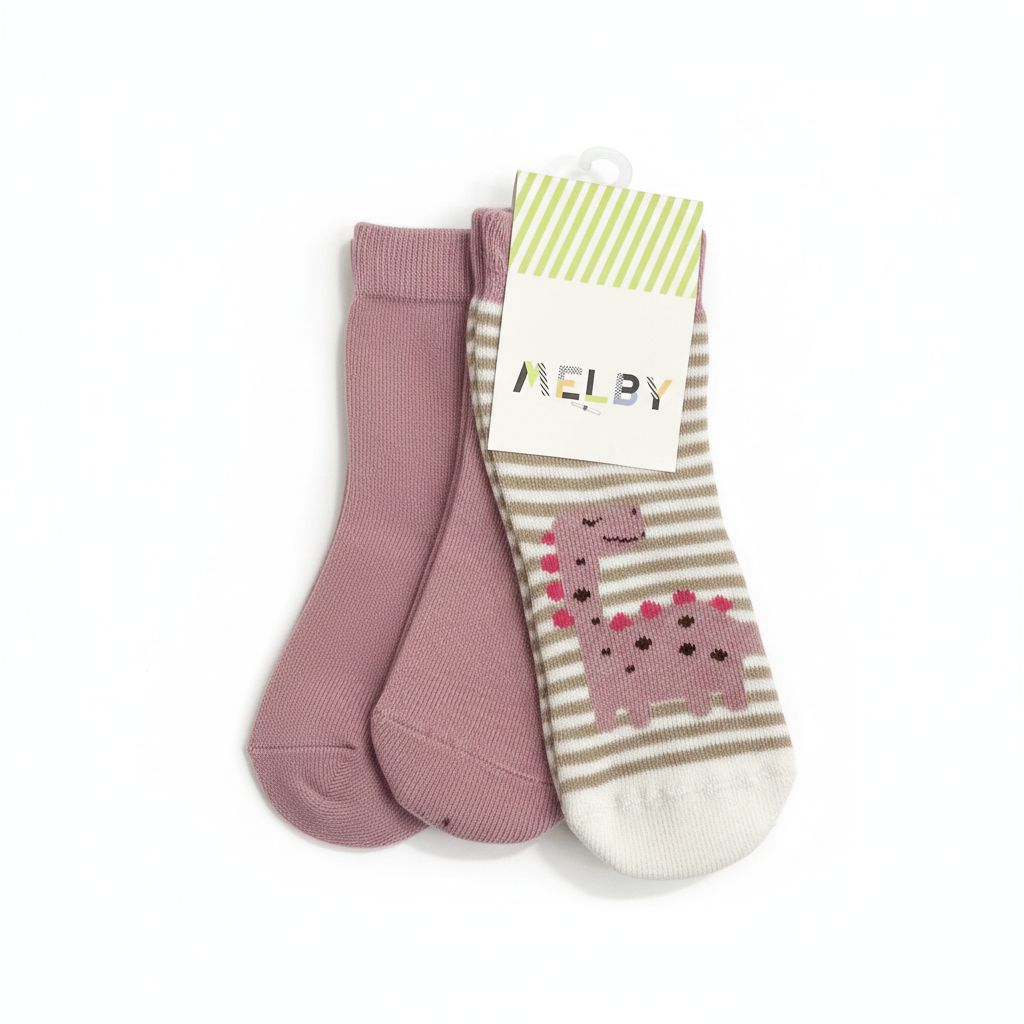 CALZINI ANTISCIVOLO BIPACK GIRAFFA MELBY