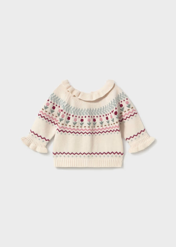MAGLIONE IN MAGLIA CON RICAMI FLOREALI MAYORAL