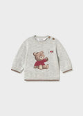 MAGLIONE JACQUARD NEONATO STAMPA ORSETTO MAYORAL