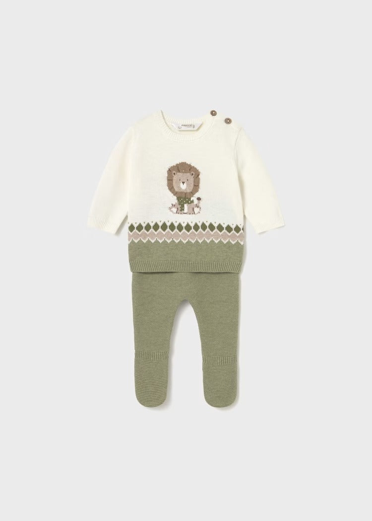 COMPLETO GHETTINA E MAGLIONE NEONATO MAYORAL