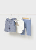 TUTA CON GILET STAMPA NEONATA MAYORAL