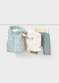 TUTA 3 PEZZI NEONATO CON GILET MAYORAL