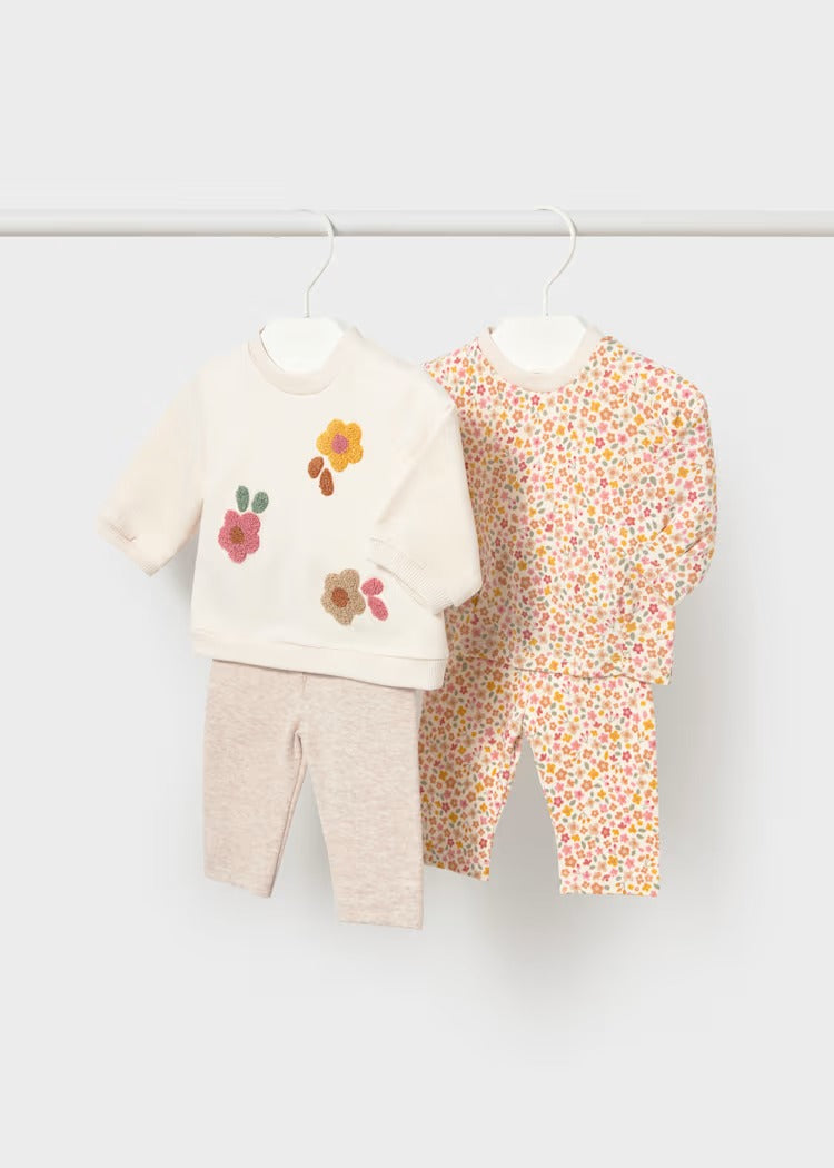 COMPLETO 4 PEZZI NEONATA MAYORAL