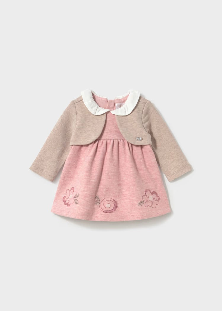 VESTITO CON SCALDACUORE NEONATA MAYORAL