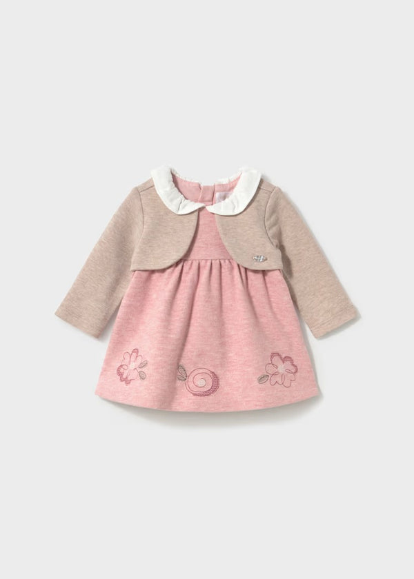 VESTITO CON SCALDACUORE NEONATA MAYORAL