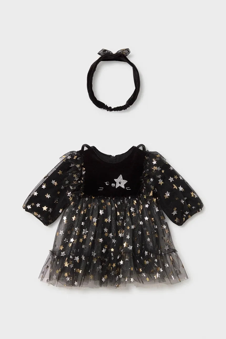 VESTITO CON CERCHIETTO E FANTASIA MAYORAL