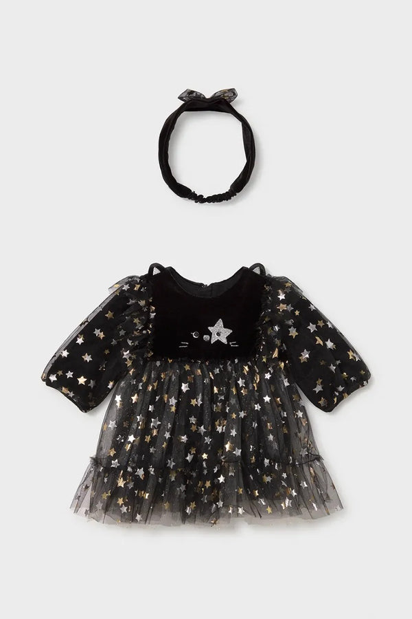 VESTITO CON CERCHIETTO E FANTASIA MAYORAL