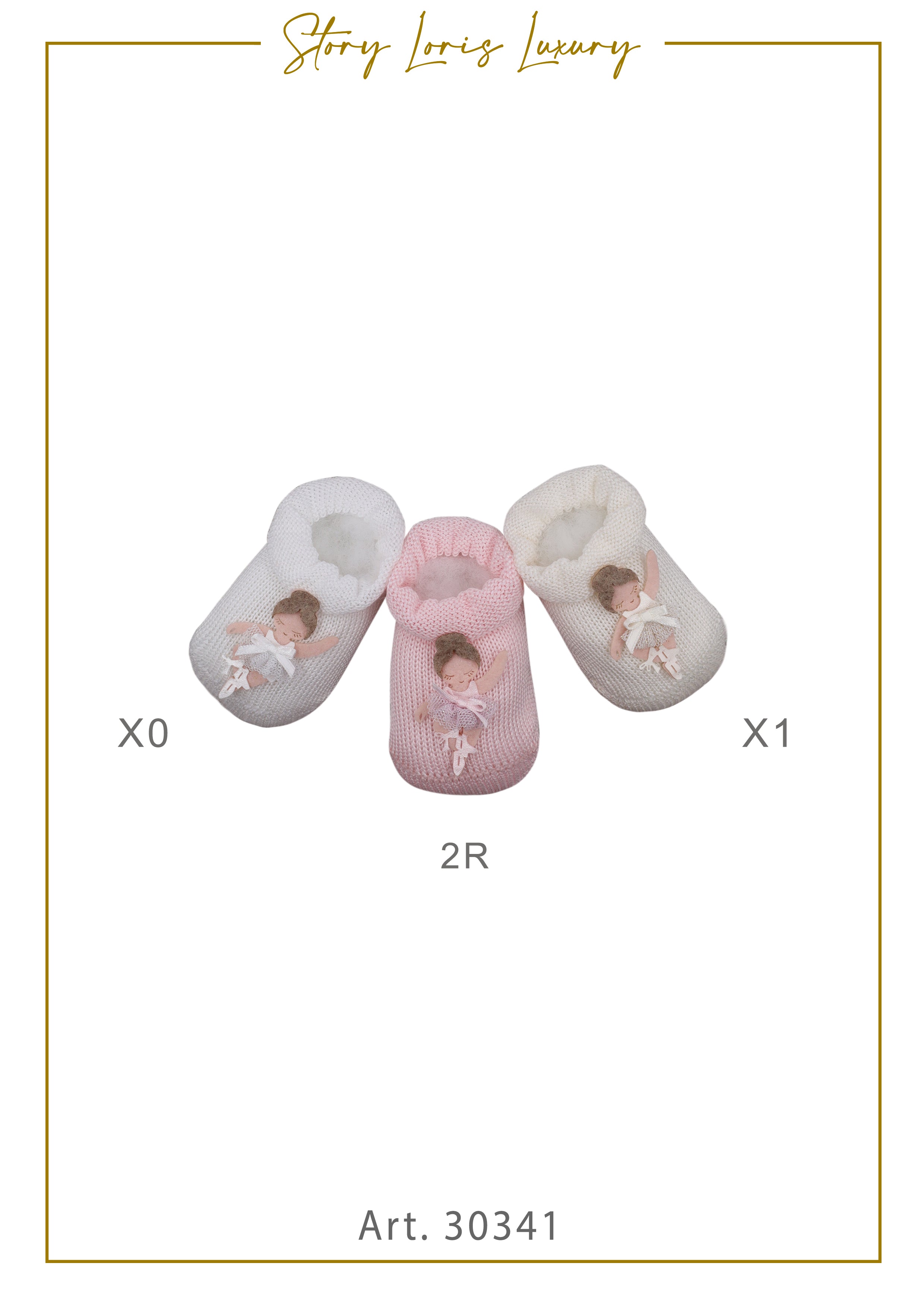 BABBUCCE IN COTONE BALLERINA STORY LORIS