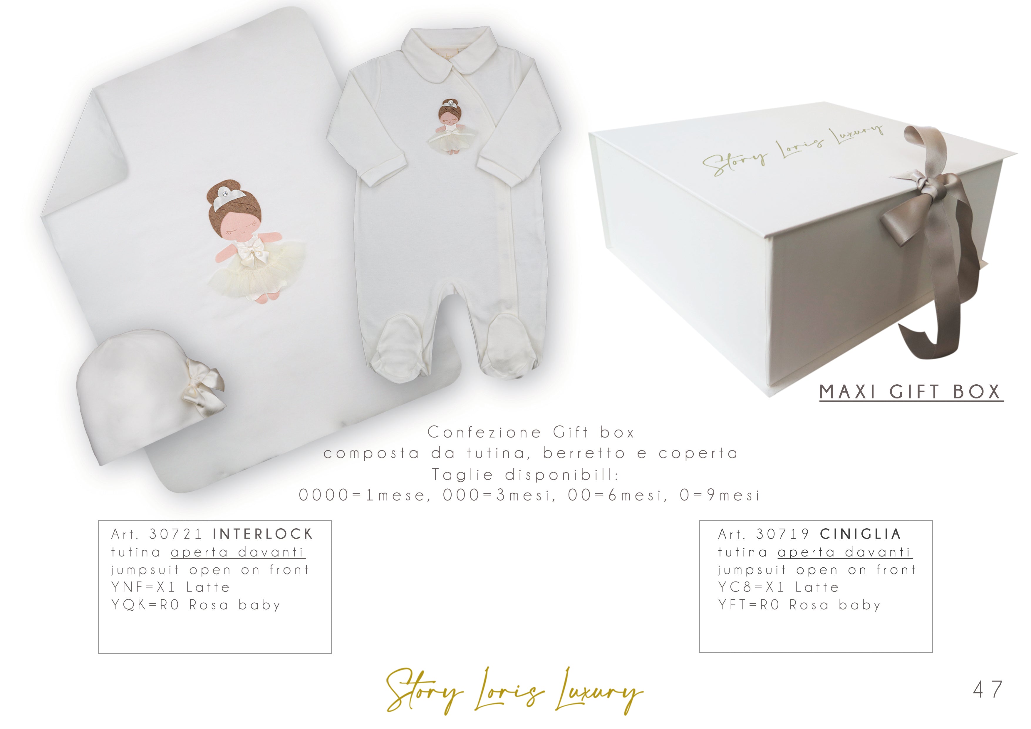 BOX REGALO PRINCIPESSA: TUTINA, COPERTINA E CAPPELLINO STORY LORIS