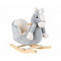 DONDOLO PELUCHE CAVALLO GRIGIO