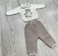 COMPLETINO IN MAGLIA CON ORSETTO
