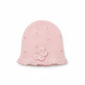 CAPPELLINO IN MAGLIA CON FARFALLA PRIMODI'