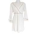 CAMICIA NOTTE PREMAMAN & ALLATTAMENTO - IVORY